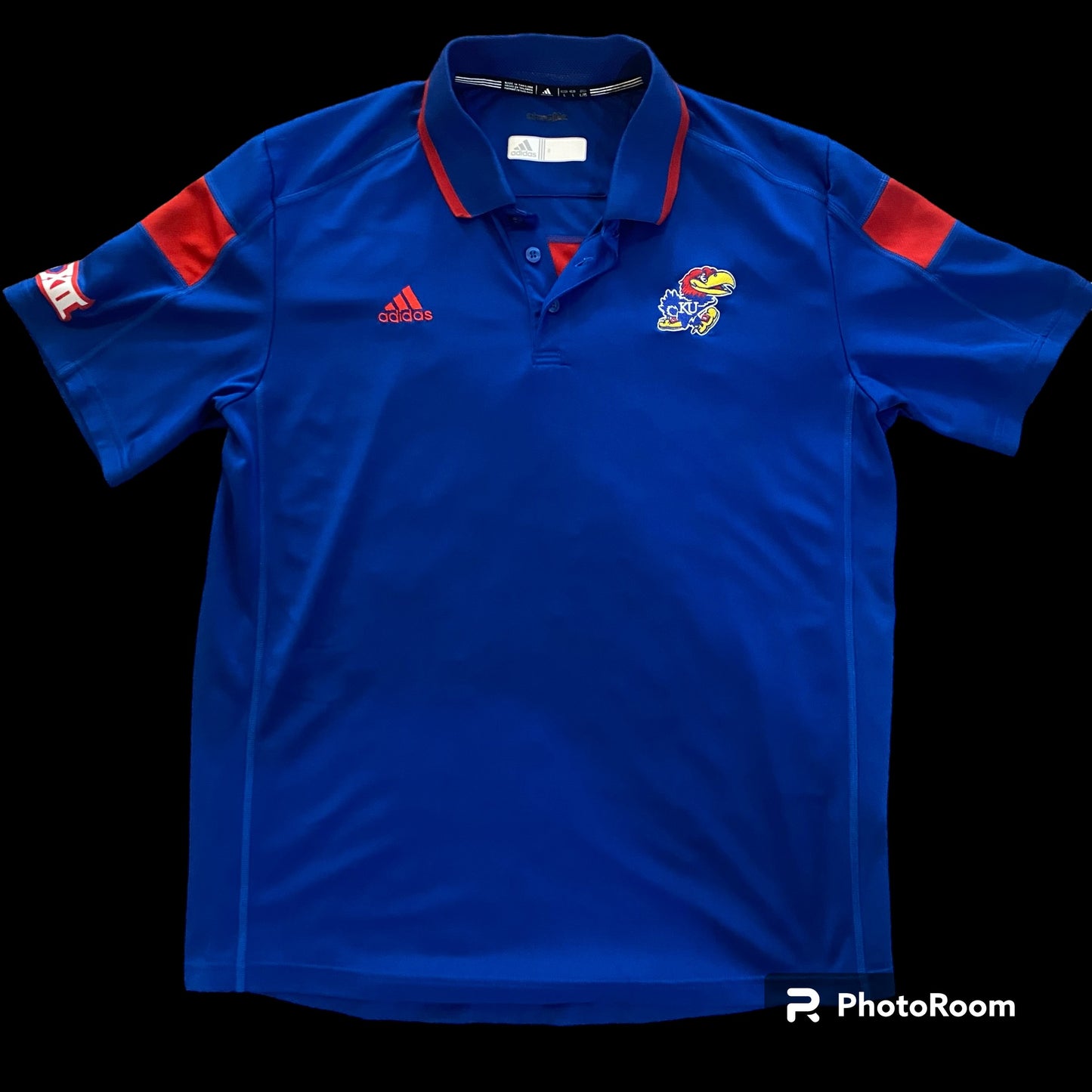 Kansas Jayhawks Adidas Big 12 Polo