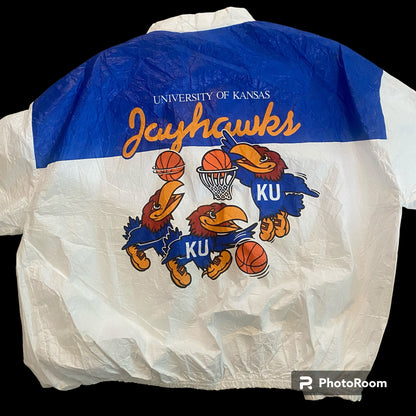 Kansas Jayhawks Vintage Rare Big 8 Light Jacket