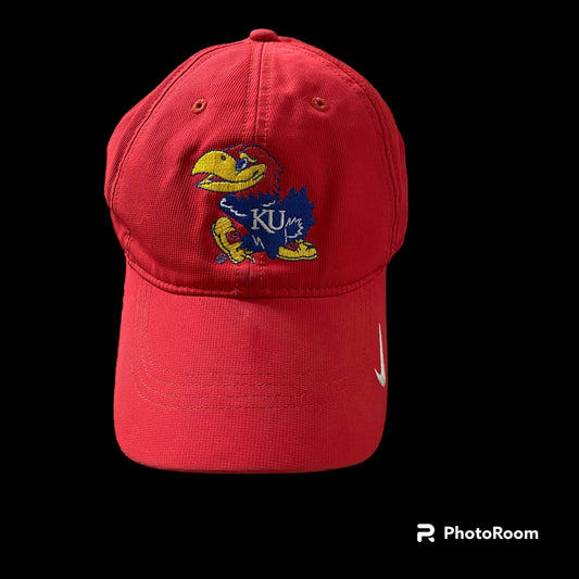 Kansas Jayhawks Rare Red Nike Hat