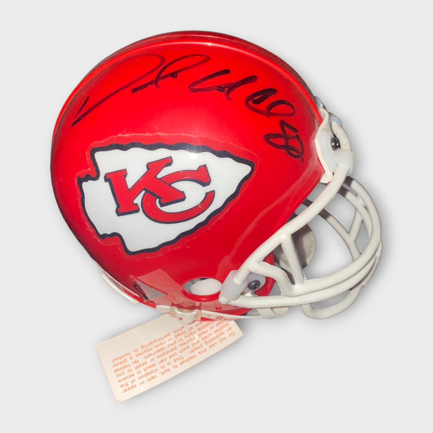 Kansas City Chiefs Autographed Mini Helmet Dante Hall