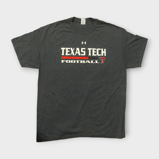 Texas Tech Red Raiders Under Armour Football Gray Short Sleeve