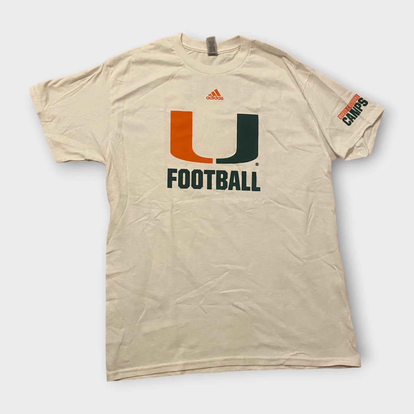 Miami Hurricanes Adidas Football Short Sleeve