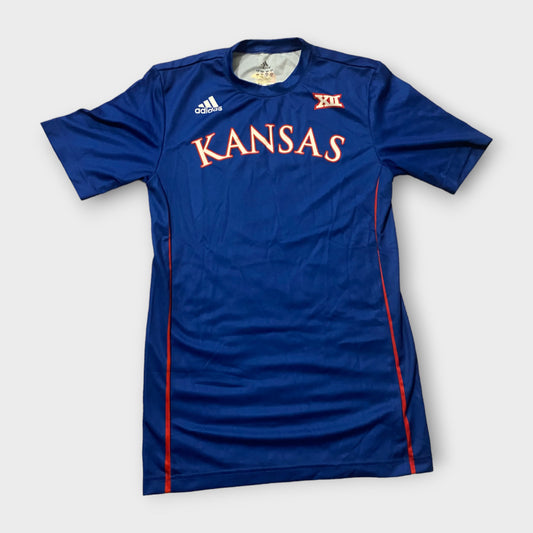 Kansas Jayhawks Adidas Jersey Short Sleeve