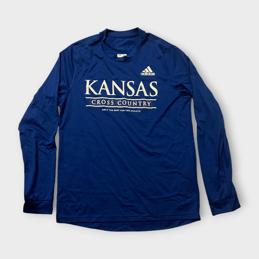 Kansas Jayhawks Adidas Cross Country Long Sleeve