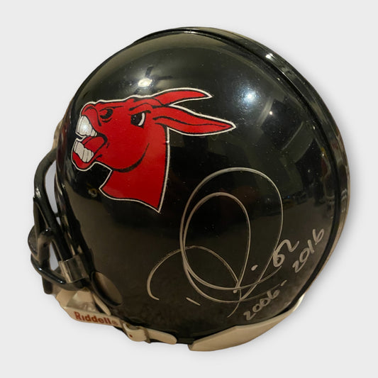 Central Missouri Mules Autographed Mini Helmet Delanie Walker