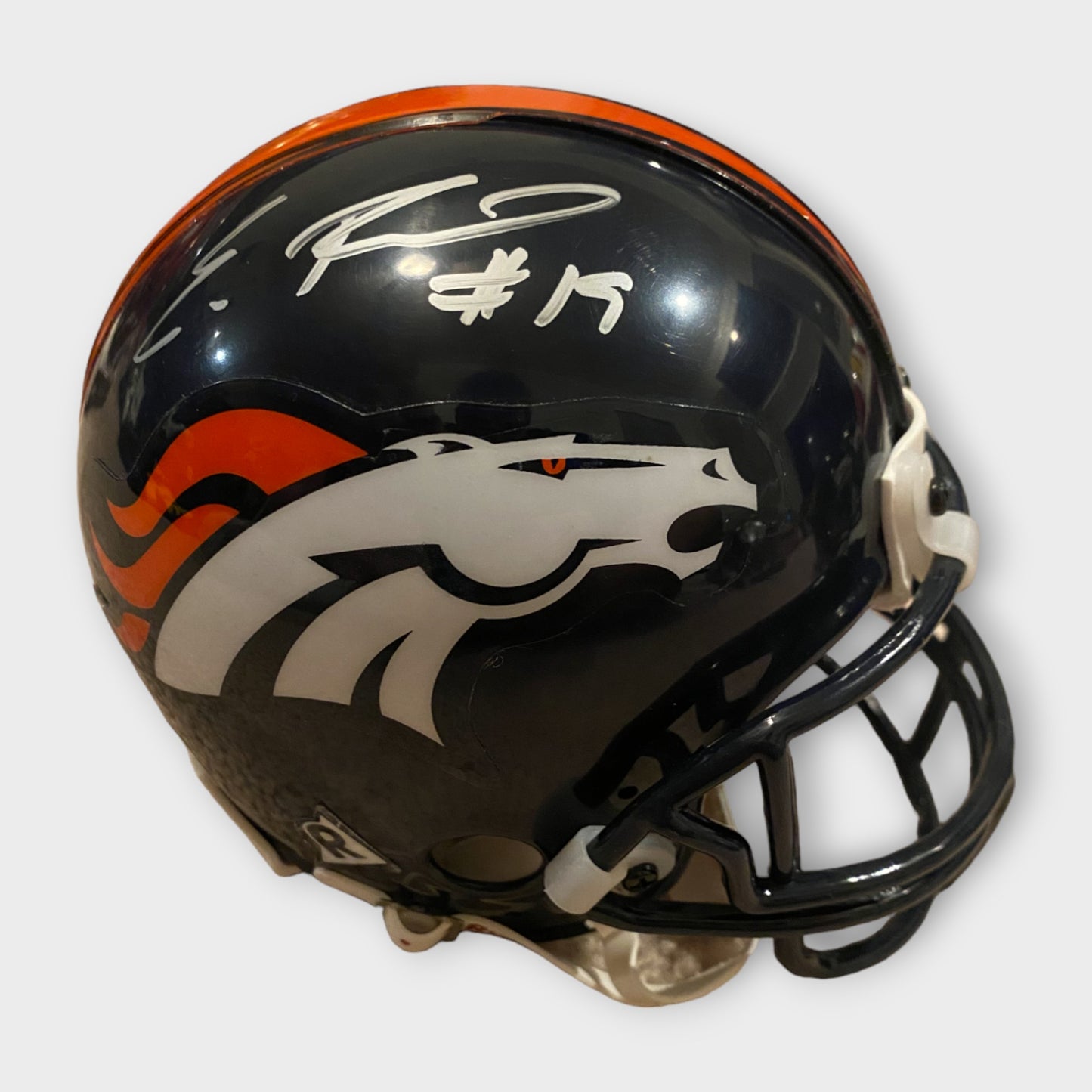 Denver Broncos Autographed Mini Helmet Eddie Royal COA