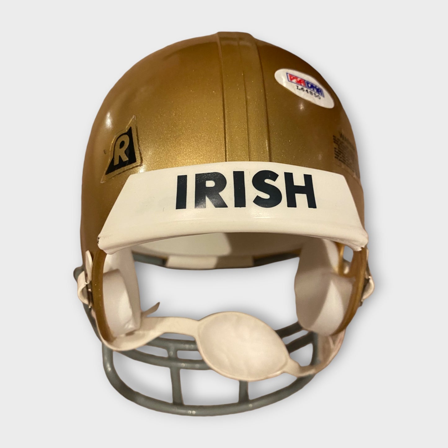 Notre Dame Fighting Irish Autographed Mini Helmet Joe Theismann COA