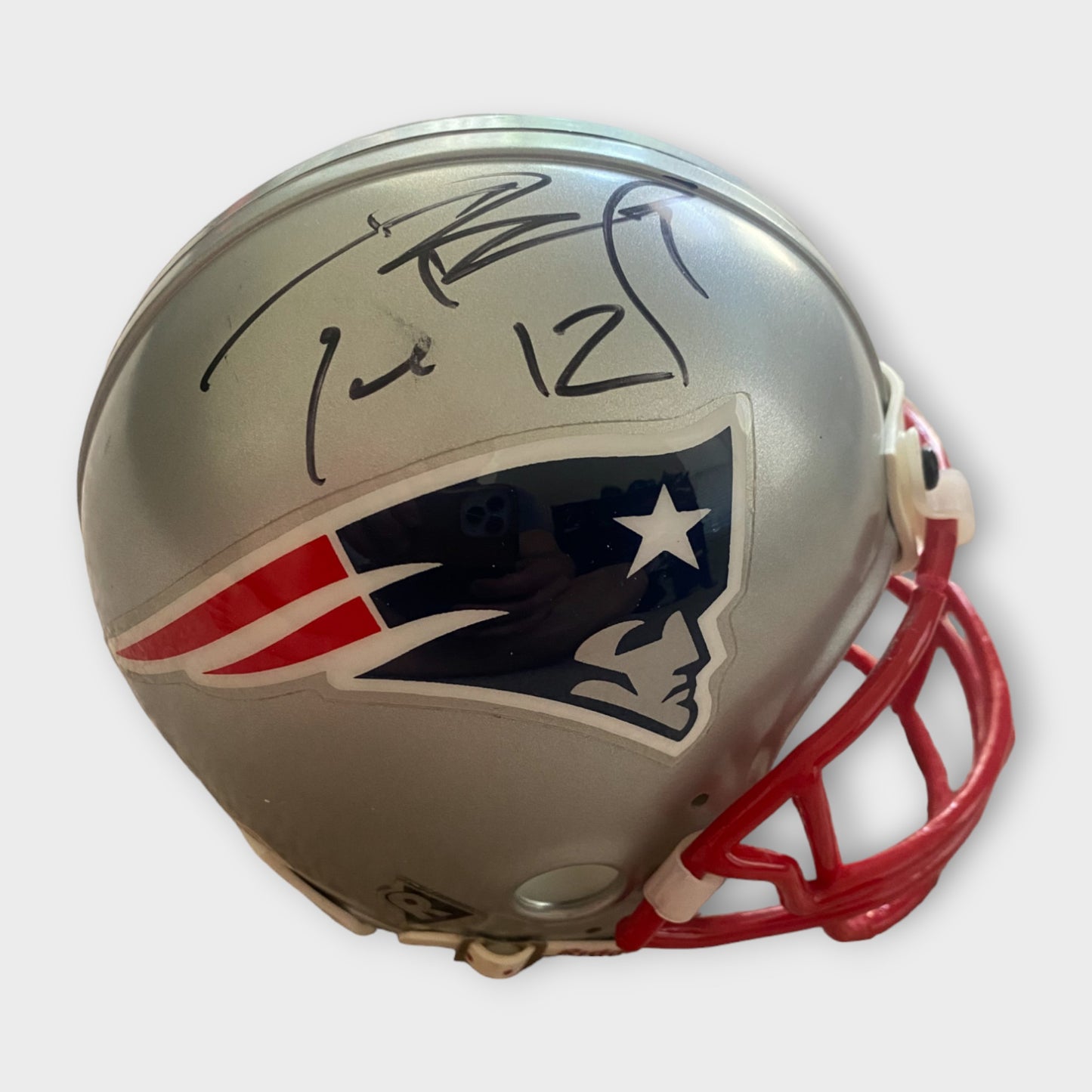 New England Patriots Autographed Mini Helmet Tom Brady