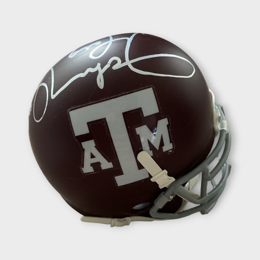 Texas A&M Aggies Autographed Johnny Manziel Mini Helmet