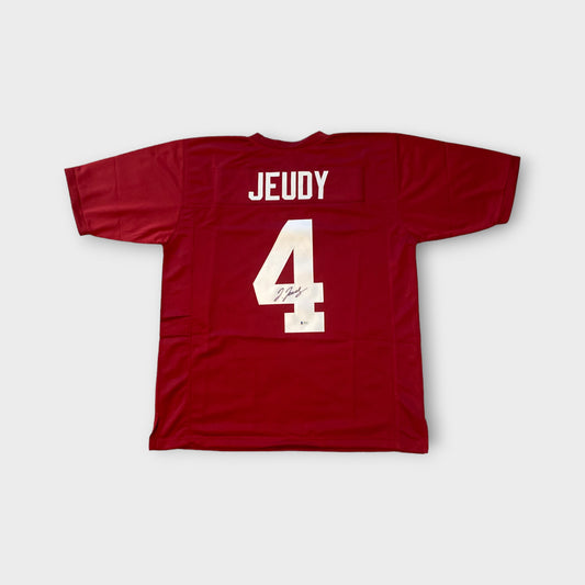 Alabama Crimson Tide Autographed Jerry Jeudy Jersey COA