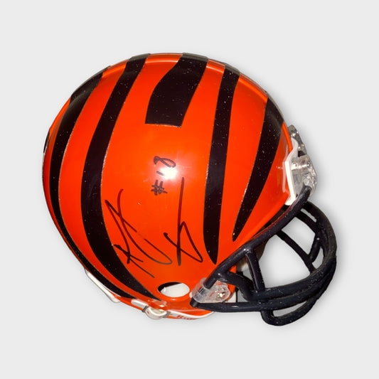 Cincinnati Bengals Autographed Mini Helmet AJ Green