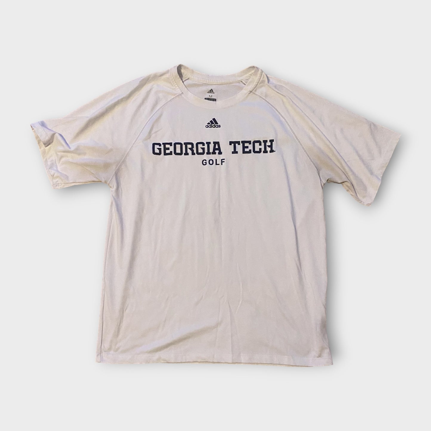 Georgia Tech Yellow Jackets Adidas Golf Short Sleeve