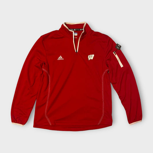 Wisconsin Badgers Adidas Quarter-Zip