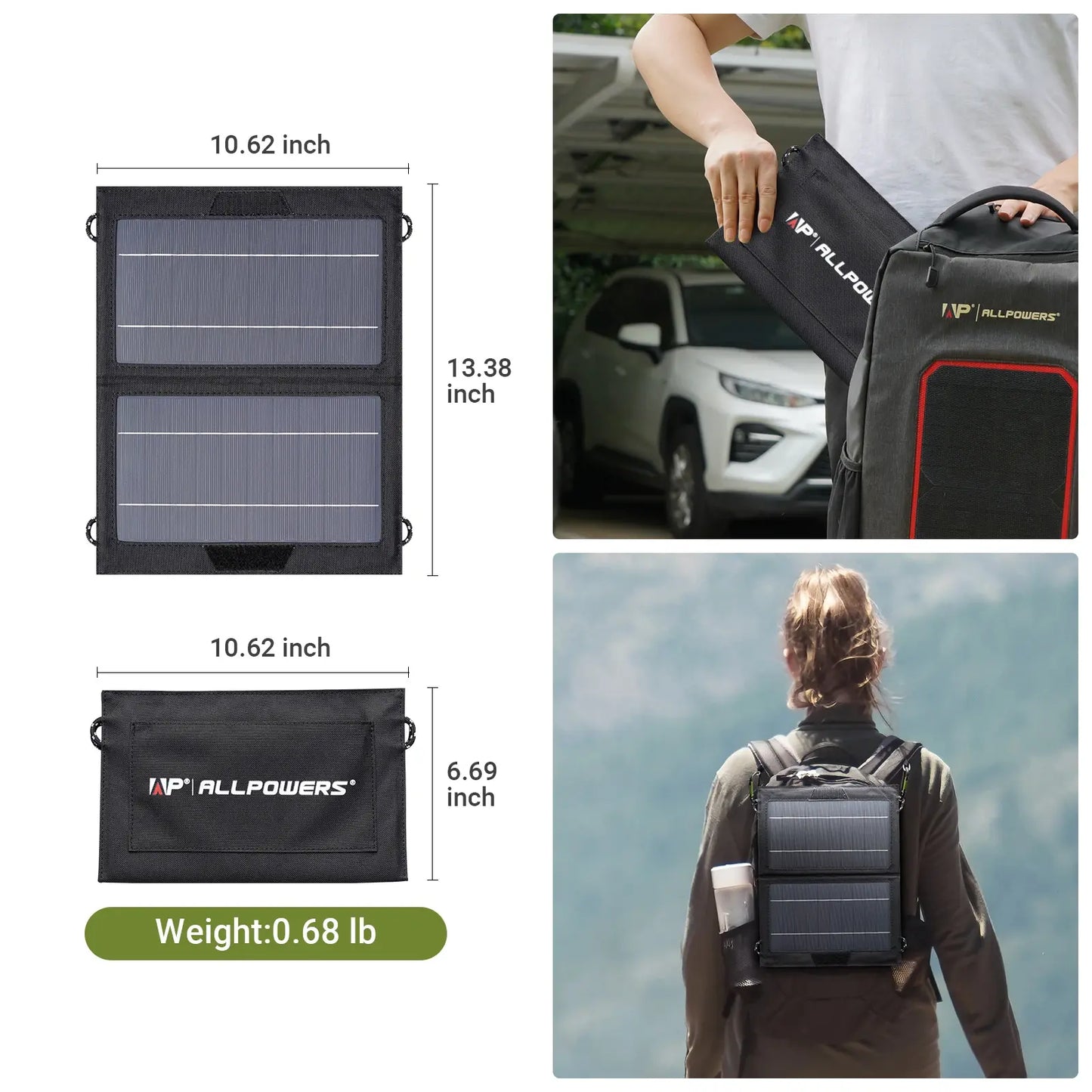 Waterproof Solar Powered Phone Charger for Outdoor Use