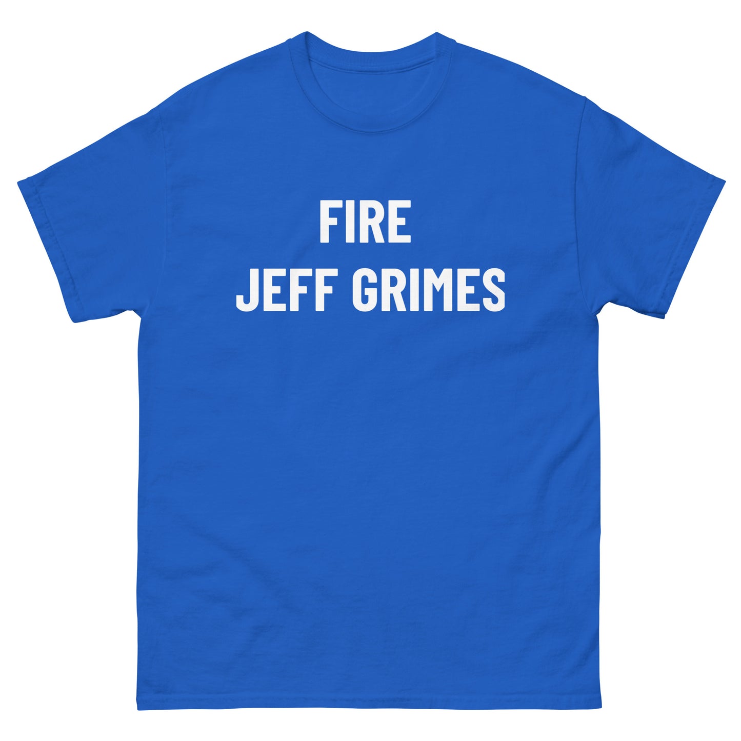 FIRE JEFF GRIMES Kansas Football Shirt